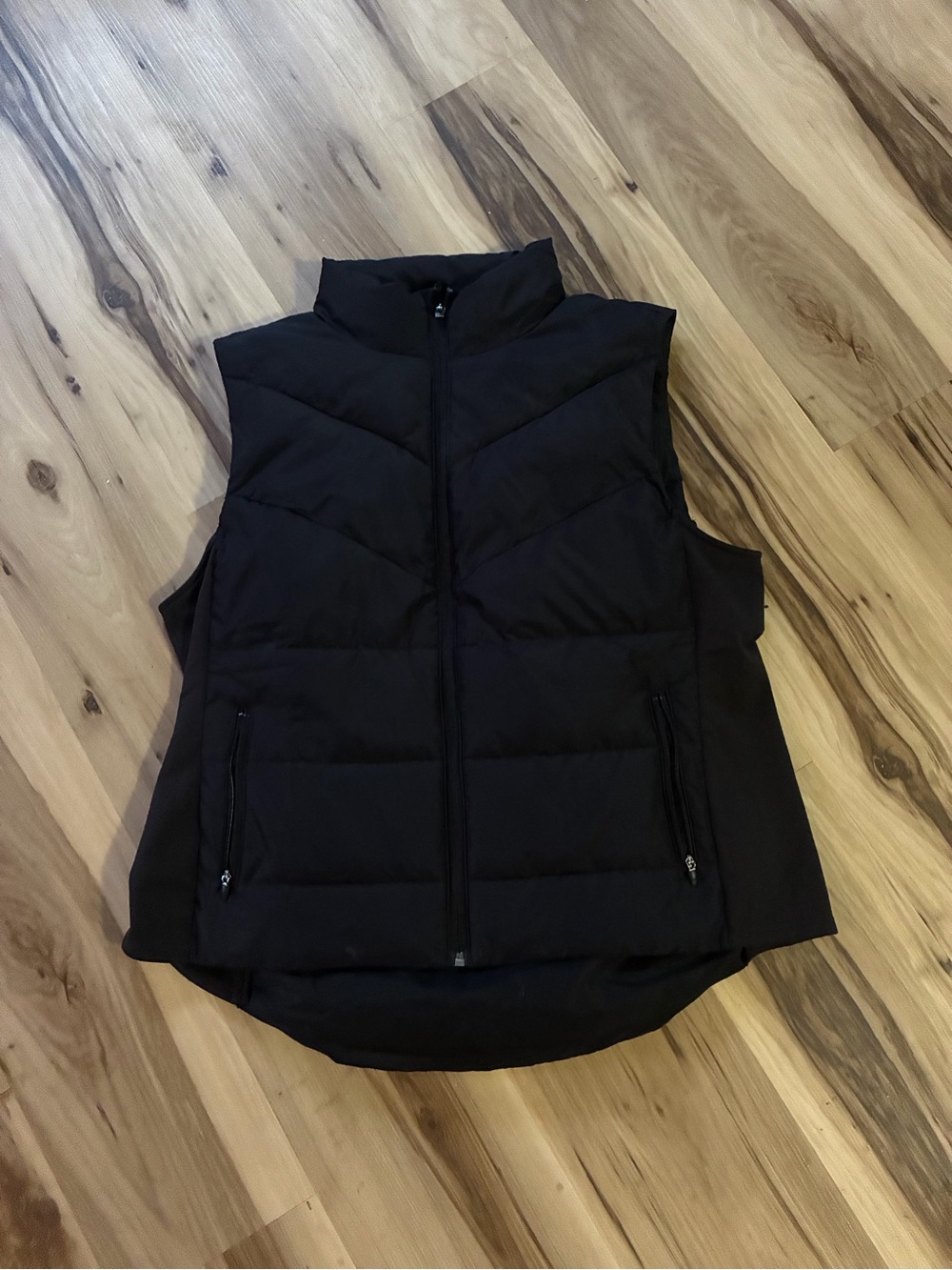 Women's Black Quilted Puffer Vest - Lightweight Layer New without tags TEK GEAR